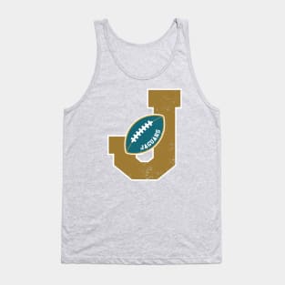 Big Bold Jacksonville Jaguars Monogram Tank Top